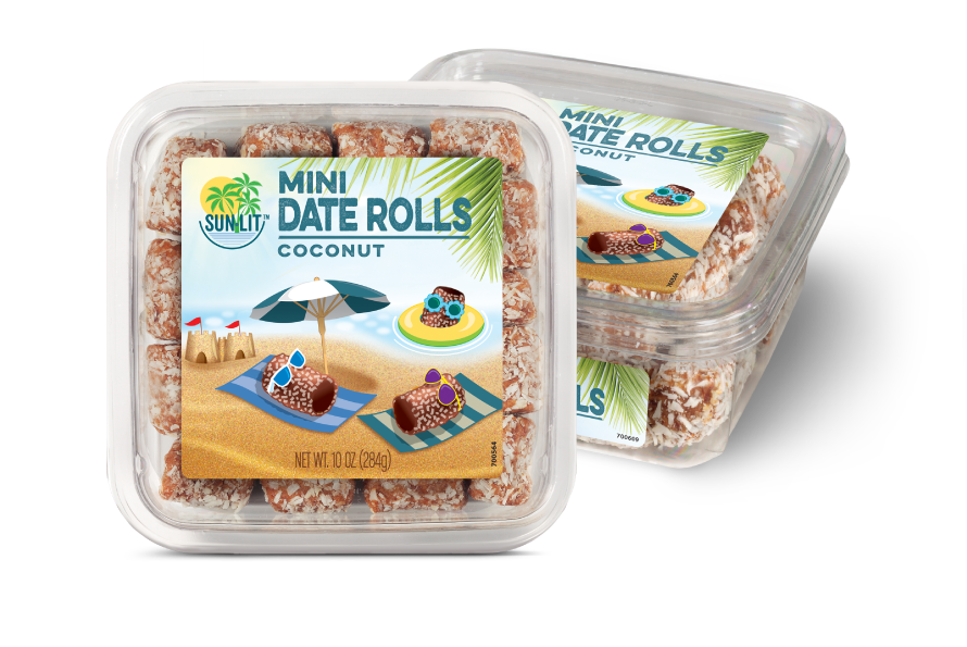 Sunlit 10oz Coconut Roll Clamshell 3D