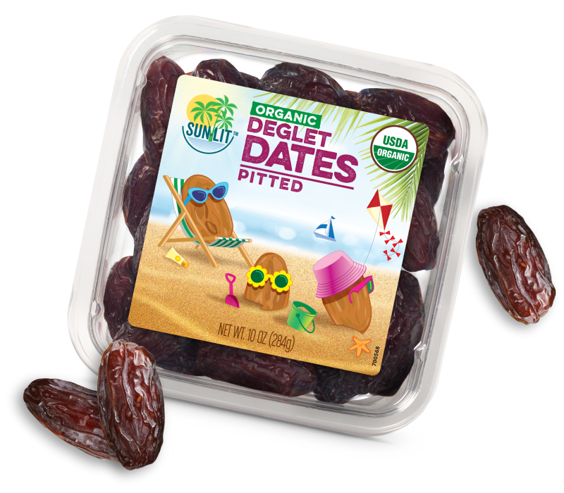 Deglet Dates clamshell